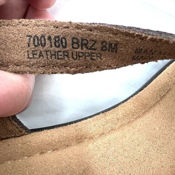 Minnetonka Galina Metallic Bronze Leather Slingback Sandals Womens 8 - Picture 6 of 6